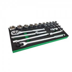 EVA BIT SOCKET SET 8 PCS 0,5 INCH